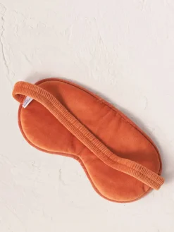 Velvet Eye Mask - Rust Sun Goddess