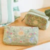 Velvet Makeup Bag - Olive Earth Goddess