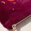 Velvet Mini Pouch - Ruby Enchanted Elephant