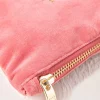 Velvet Mini Pouch - Wild Zebra Palm