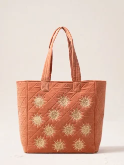 Velvet Tote - Rust Sun Goddess