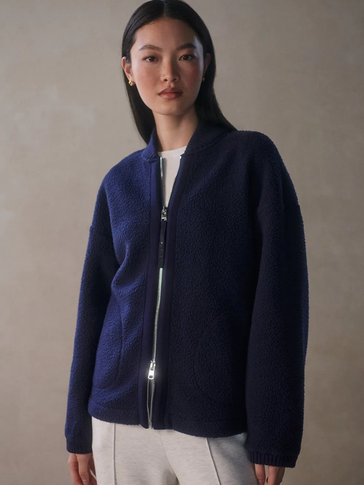 Willmont Patch Pocket Fleece - Evening Blue