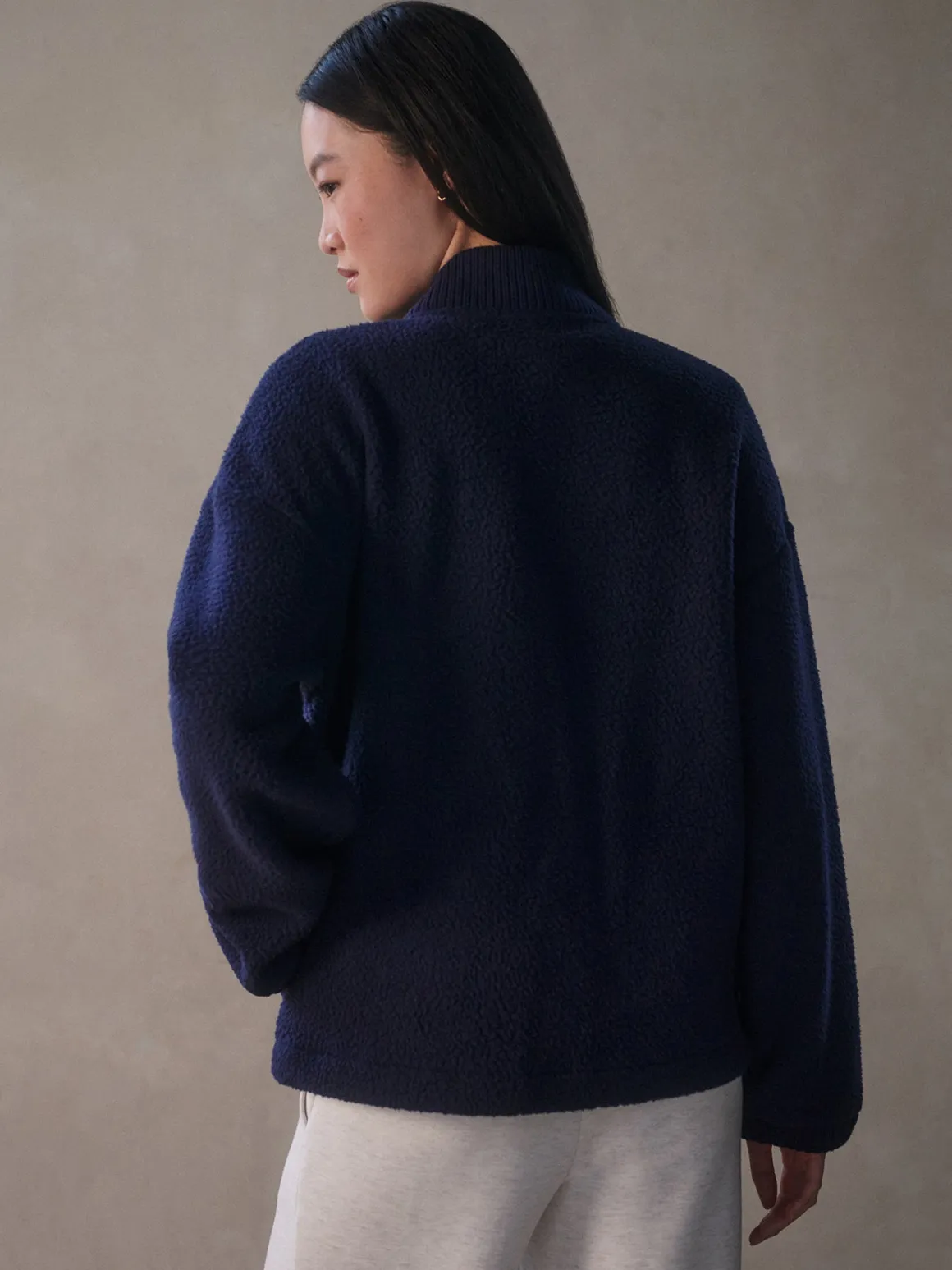 Willmont Patch Pocket Fleece - Evening Blue