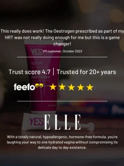 YES VM Natural Vaginal Moisturiser - 100ml