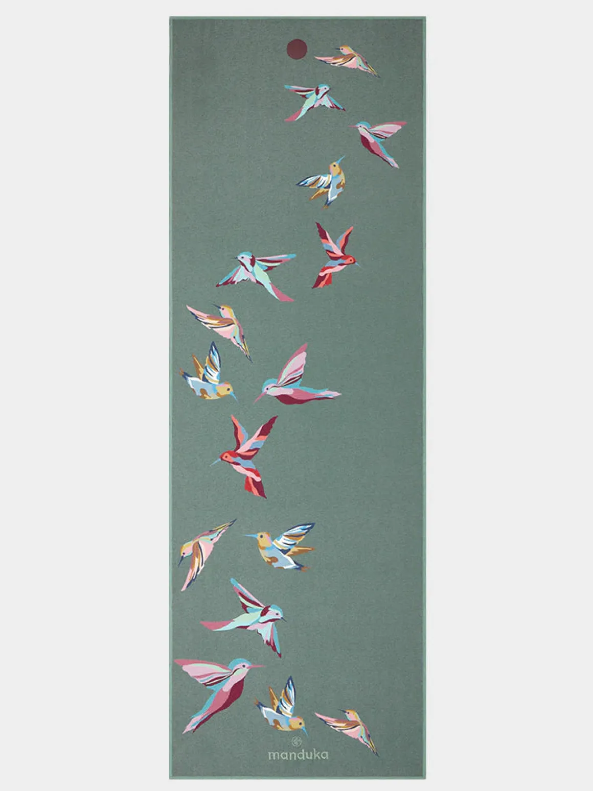 Yogitoes Hummingbird Collection Yoga Mat Towel - Flock